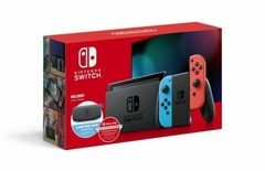 Nintendo Switch Neon Red/Blue Model 2 With Case